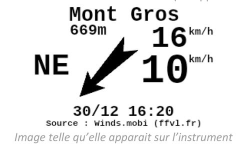 Alti-vario-GPS SYS'Nav XL Syride - balise météo